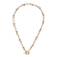 Stainless Steel Jewelry Necklace, 304 Stainless Steel, three layers & for woman Approx 19.69 Inch 