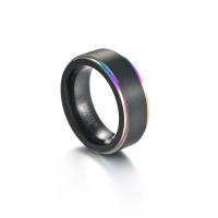 Männer Wolfram Stahl Ring in Bulk, Modeschmuck & verschiedene Größen vorhanden & für den Menschen, 8x3.3mm, verkauft von PC