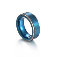 Männer Wolfram Stahl Ring in Bulk, Modeschmuck & verschiedene Größen vorhanden & für den Menschen, 8x3.2mm, verkauft von PC