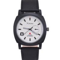 Men Wrist Watch, PU Leather, with Glass & 304 Stainless Steel & Zinc Alloy, Chinese movement, plated, waterproofless & for man 