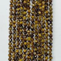 Tiger Eye Beads, natural & faceted, yellow Approx 14.96 Inch 