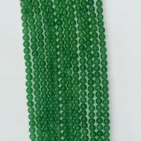 Perle en aventurine verte, Rond, naturel, normes différentes pour le choix, vert Environ 14.96 pouce, Vendu par brin