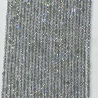 Labradorit Perlen, rund, natürlich, verschiedene Größen vorhanden & facettierte, grau, Länge:ca. 14.96 ZollInch, verkauft von Strang