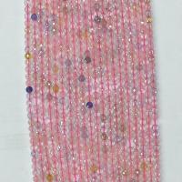 Морганитные бусы, Морганит, Круглая, натуральный, разный размер для выбора & граненый, розовый, длина:Приблизительно 14.96 дюймовый, продается Strand