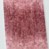 Mix Color Quartz Beads, Strawberry Quartz, Round, natural & faceted, gradient color Approx 14.96 Inch 