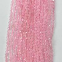 Natural Rose Quartz Beads, Round & faceted, pink Approx 14.96 Inch 