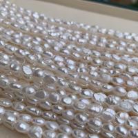 Keshi Cultured Freshwater Pearl Beads, DIY, white, 4-5mm Approx 15 Inch 