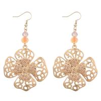 Acrylic Drop Earring, Zinc Alloy, with Acrylic, gold color plated, fashion jewelry & for woman, golden 