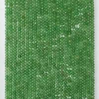 Perle en aventurine verte, Rond, naturel, normes différentes pour le choix & facettes, vert Environ 14.96 pouce, Vendu par brin