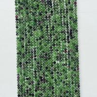 Perles en rouge vert, Rubis en Zoïsite, Rond, naturel, normes différentes pour le choix & facettes, vert Environ 14.96 pouce, Vendu par brin