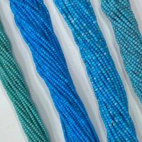 Perles en Turquoise naturelle, Rond, normes différentes pour le choix & facettes, plus de couleurs à choisir Environ 14.96 pouce, Vendu par brin