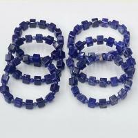 Sodalite Bracelet, Square, natural  blue Approx 5.51 Inch 