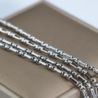 Stainless Steel Figaro Chain, 304 Stainless Steel, DIY, original color, 3.5mm 