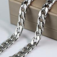 Stainless Steel Curb Chain, 304 Stainless Steel, DIY, original color, 12mm 