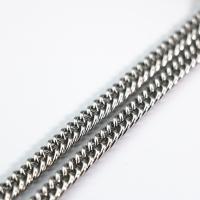 Rope Chain en acier inoxydable, Acier inoxydable 304, DIY, couleur originale, 7mm, Vendu par m