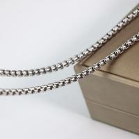 Stainless Steel Box Chain, 304 Stainless Steel, DIY, original color, 4mm 