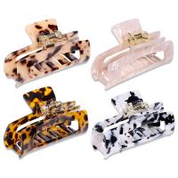 Hair Claw Clips, Acetate, stoving varnish, 4 pieces & fashion jewelry & for woman 