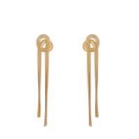 Fashion Fringe Earrings, Brass, gold color plated, fashion jewelry & for woman 