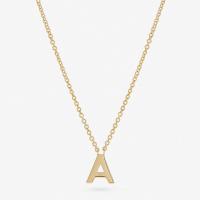 Titanium Steel Jewelry Necklace, with 5cm extender chain, Alphabet Letter, Vacuum Ion Plating, letters are from A to Z & for woman Approx 40 cm 