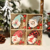 bois Décoration d’arbre de Noël, moitié à la main, Mignon & styles différents pour le choix Vendu par boîte