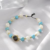 Gemstone Bracelets, Natural Stone, handmade, fashion jewelry & for woman Approx 16 cm, Approx 
