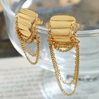 Asymmetric Earrings, Brass, plated, fashion jewelry & for woman 