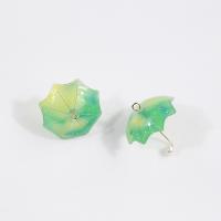 Acrylic Jewelry Pendant, Umbrella, brushwork, DIY 25-40mm 