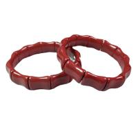 Mode Bracelet à cinabre, unisexe, rouge vermeil, Vendu par PC