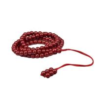 Мода Киноварь браслет, Женский, ярко-красный, 6mm, длина:Приблизительно 25.51 дюймовый, продается PC
