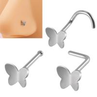 Stainless Steel Nose Piercing Jewelry, 304 Stainless Steel, Unisex original color 