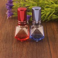 Vidrio Botella de perfume, Rombo, Portátil, más colores para la opción, 58mm, Vendido por UD