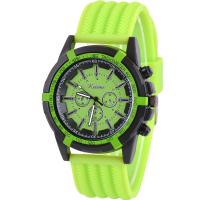 Men Wrist Watch, Silicone, with Glass & 304 Stainless Steel & Zinc Alloy, Chinese movement, plated, waterproofless & for man 