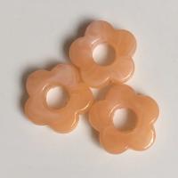 Imitation Gemstone Acrylic Beads, Flower, injection moulding, DIY & hollow 14mm, Approx 