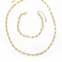 Brass Jewelry Set, 18K gold plated & for woman 6mm 