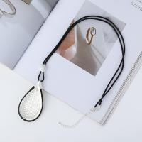 Zinc Alloy Sweater Chain Necklace, plated, fashion jewelry & for woman Approx 80 cm 