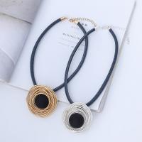 Zinc Alloy Necklace, plated, fashion jewelry & for woman Approx 45 cm 