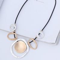 Zinc Alloy Necklace, fashion jewelry & for woman Approx 45 cm 