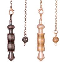 Brass Pendulum, plated, fashion jewelry Approx 9.44 Inch 