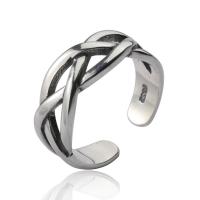 Палец кольцо-латунь, Латунь, плакирован серебром, Регулируемый & Женский, продается PC