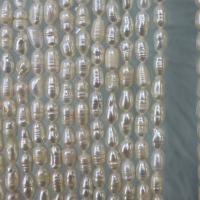 Rice Cultured Freshwater Pearl Beads, DIY, white, 4-5mm Approx 15 Inch 