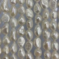 Keshi Cultured Freshwater Pearl Beads, Baroque, DIY, white, 10-11mm Approx 15 Inch 