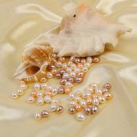 No Hole Cultured Freshwater Pearl Beads, DIY 8-9mm 