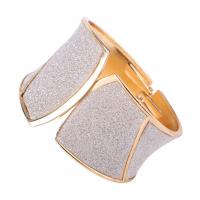 Zinc Alloy Cuff Bangle, plated, fashion jewelry & frosted Inner Approx 65mm 