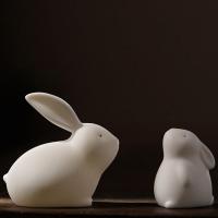 Décoration de porcelaine, lapin, fait à la main, pour la maison et le bureau & durable & styles différents pour le choix, Vendu par PC