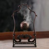 Copper Alloy Hanging Incense Burner, for home and office & durable 