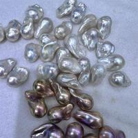 Perles nacres baroques de culture d'eau douce , perle d'eau douce cultivée, DIY & aucun trou, plus de couleurs à choisir, 15-17mm, Vendu par PC