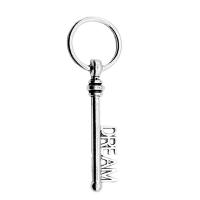 Подвеска- ключ из цинкового сплава , цинковый сплав, Ключ, плакированный цветом под старое серебро, Винтаж & DIY, 51mm, продается PC