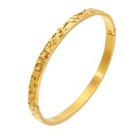 Stainless Steel Bangle, 304 Stainless Steel, Vacuum Ion Plating, fashion jewelry & for woman, golden, 5mm 