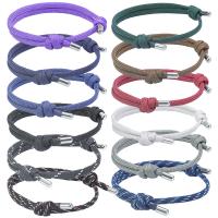 Nylon Cord Bracelets, Parachute Cord, handmade, Unisex & adjustable Approx 16-30 cm 