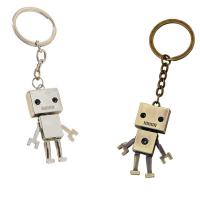 Zinc Alloy Key Chain Jewelry, Robot, plated, portable & Unisex 